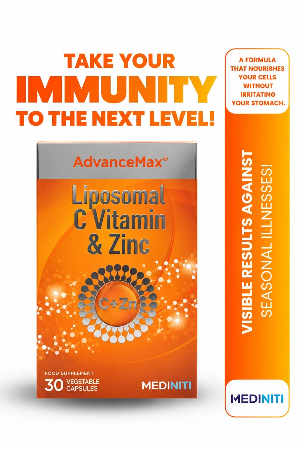 AdvanceMax Liposomal C+Zinc Capsule