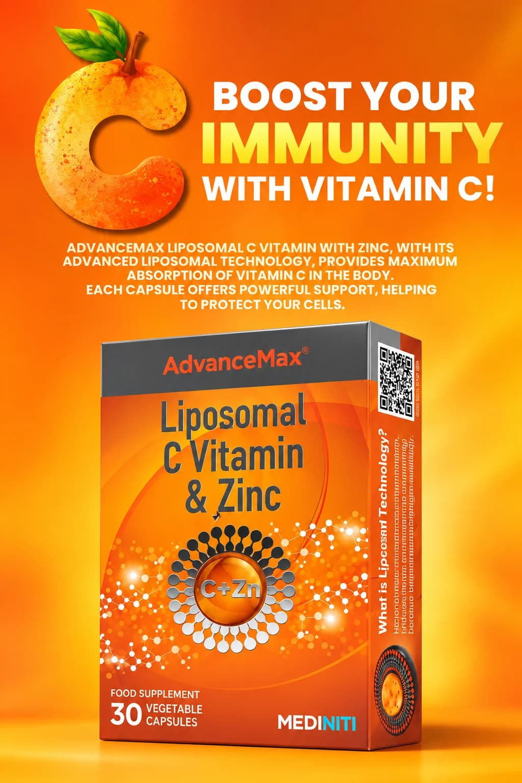 AdvanceMax Liposomal C+Zinc Capsule — 2