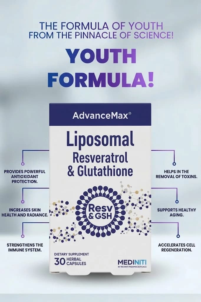 AdvanceMax Liposomal Resveratrol & Glutathione — 2
