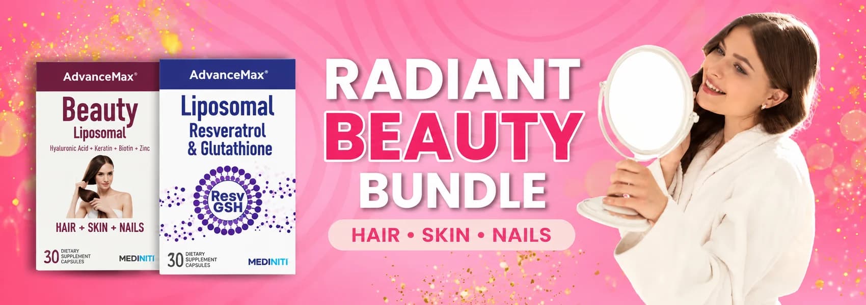 Radiant Beauty Bundle — Hair, Skin, Nails