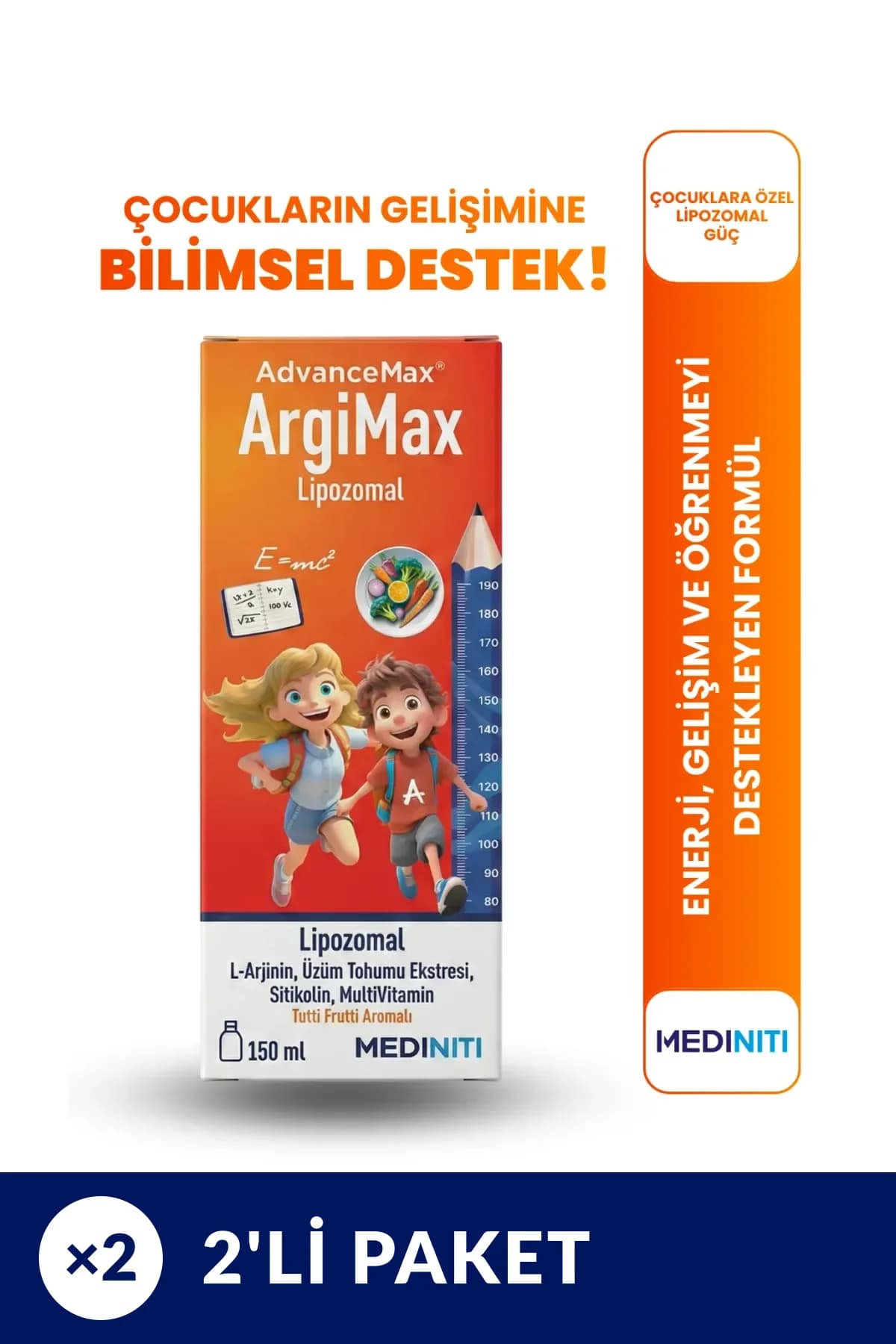 AdvanceMax Argimax Lipozomal 2'li Paket