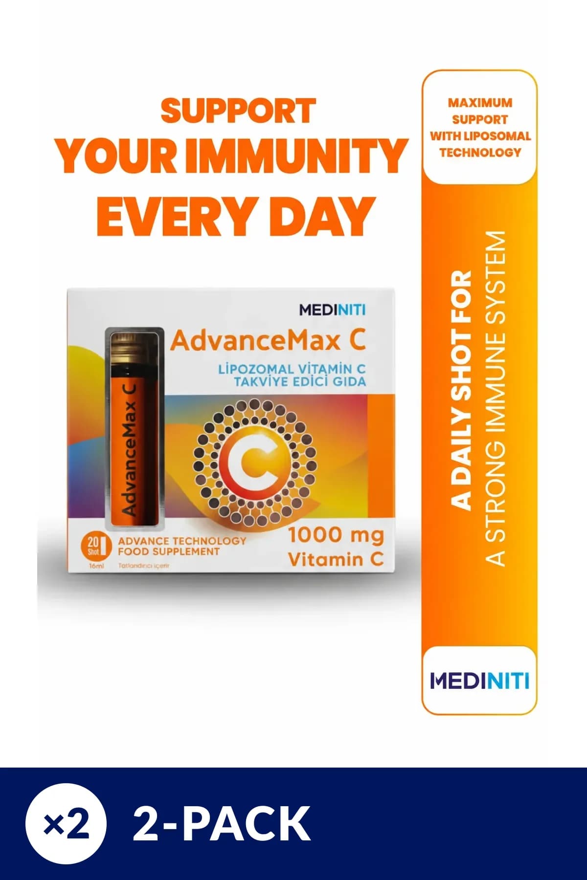 AdvanceMax Liposomal Vitamin C 2-Pack