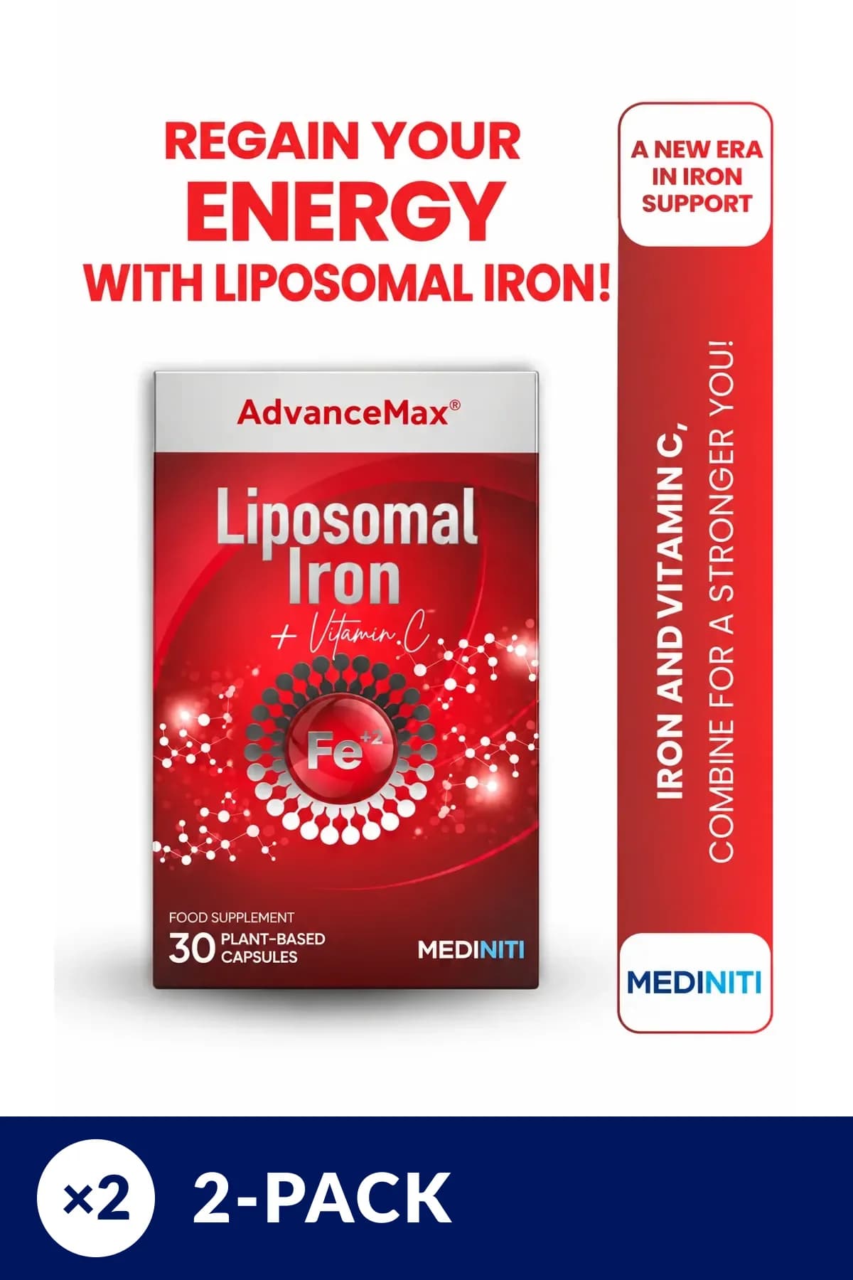 AdvanceMax Liposomal Iron Capsule 2-Pack